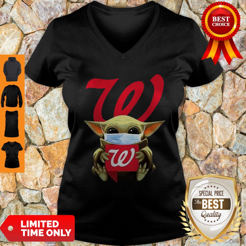 Star Wars Baby Yoda Mask Hug Walgreens COVID-19 Shirt - Image 5