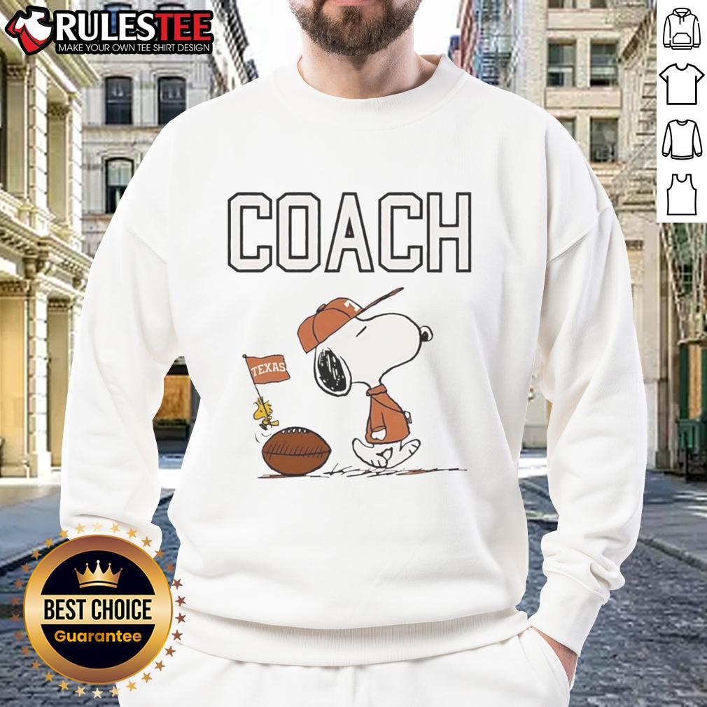 Good Snoopy Coach Texas Longhorns Football T-Shirt - Image 5