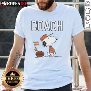 Good Snoopy Coach Texas Longhorns Football T-Shirt