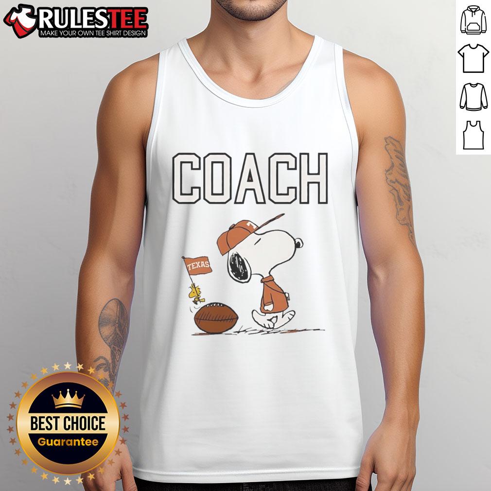 Good Snoopy Coach Texas Longhorns Football T-Shirt - Image 4