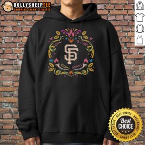 Alternative view of Pretty San Francisco Giants Día De Los Muertos MLB Celebration T-Shirt