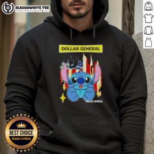 Alternative view of Pretty Stitch Like Dollar General USA Flag T-Shirt