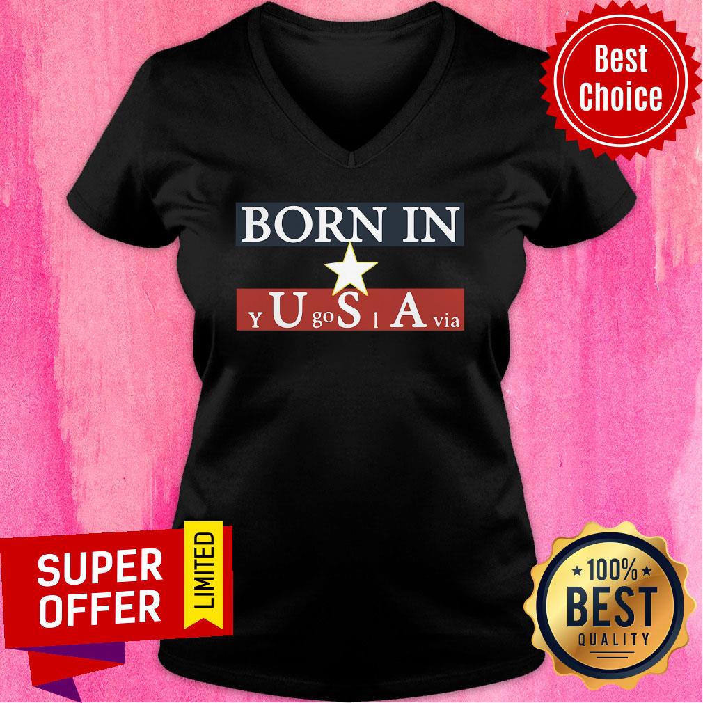 Born In USA Y Go I Via Star Shirt - Image 2
