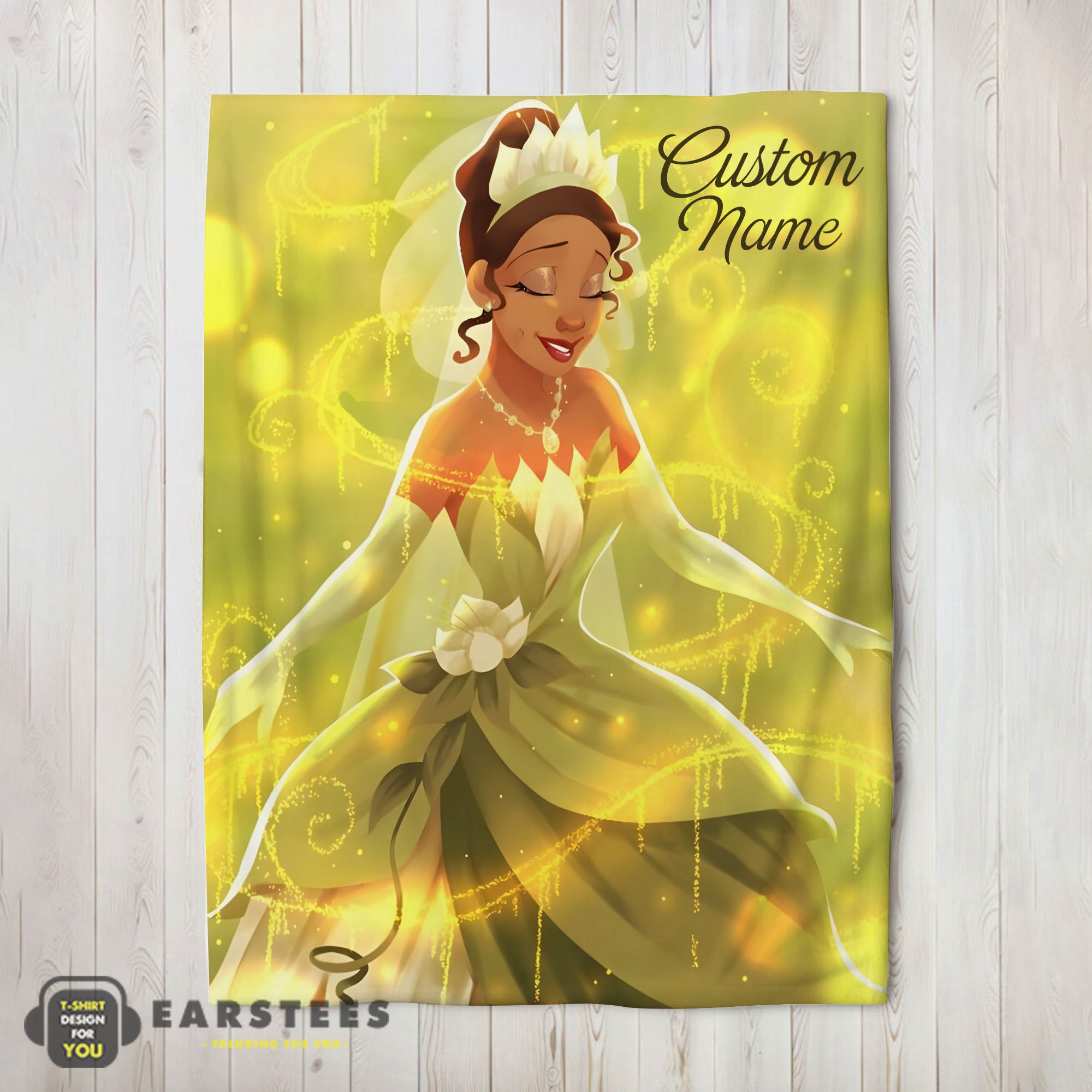 Good Disney Tiana Princess The Princess and the Frog Blanket Fleece Customized Blanket