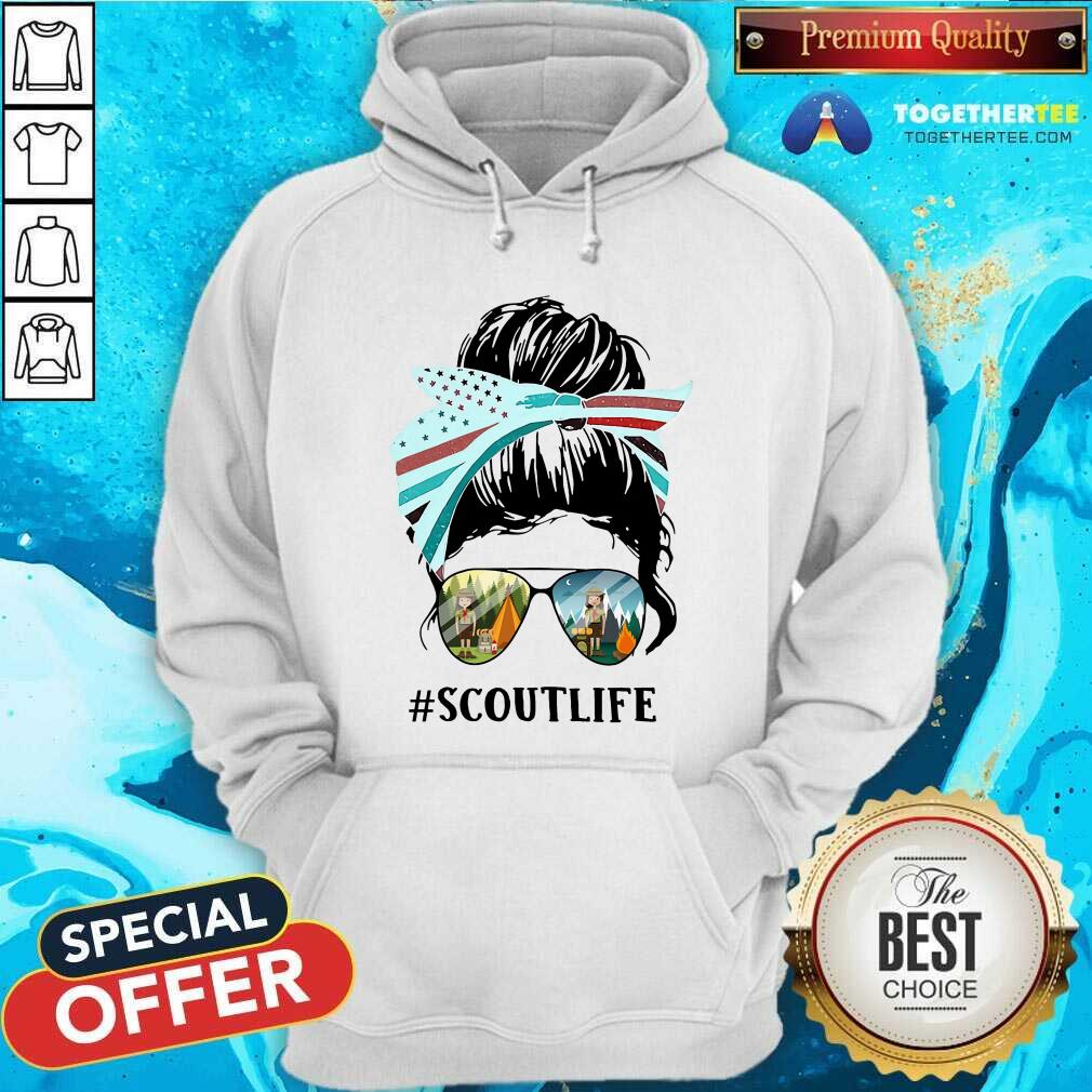 Scout Life Messy Bun Girl Shirt - Image 5