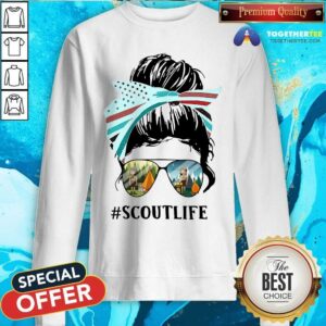 Alternative view of Scout Life Messy Bun Girl Shirt