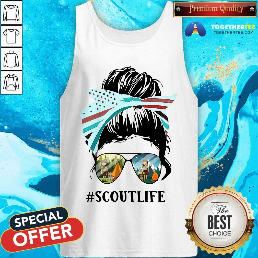 Scout Life Messy Bun Girl Shirt - Image 4