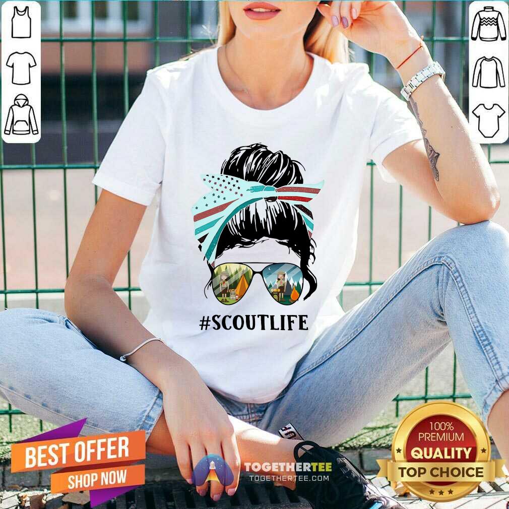 Scout Life Messy Bun Girl Shirt - Image 3