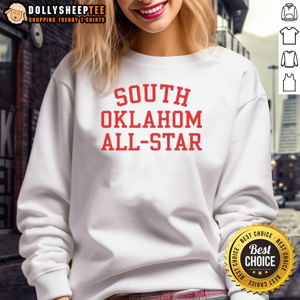 Good South Oklahoma All Stars Letter T-Shirt - Image 5