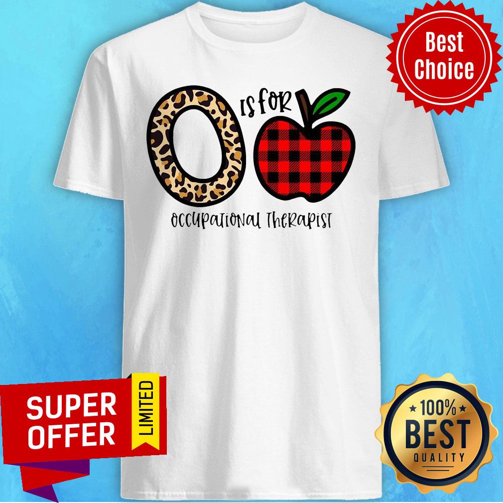 O Leopard Is For Teacher Occupational Therapist Apple Shirt