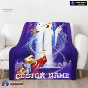 Alternative view of Official Disney The Sword In The Stone Legendary Blanket Fleece Customized Blanket