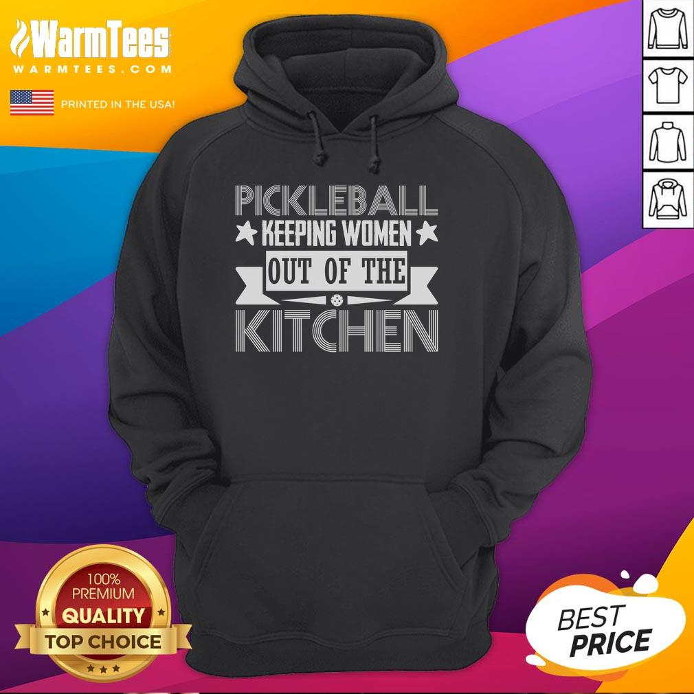 Original Pickleball Keeping Women Out Of The Kitchen T-Shirt - Image 2