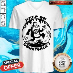 Alternative view of Bigfoot Mouse Pad Keep On Squatchin Shirt
