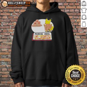 Alternative view of Nice Pikachu Used Flash Graphic T-Shirt