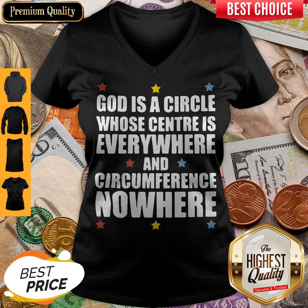 God Is A Circle Whose Centre Is Everywhere And Circumference Nowhere Stars Shirt - Image 3