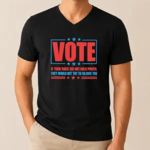 Alternative view of Pretty Hot Vote If Your Voice Did Not Hold Power Shirt
