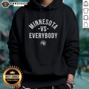 Alternative view of Good Minnesota Timberwolves Vs. Everybody T-Shirt
