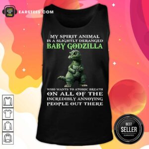 Alternative view of Hot My Spirit Animal Baby Godzilla Shirt