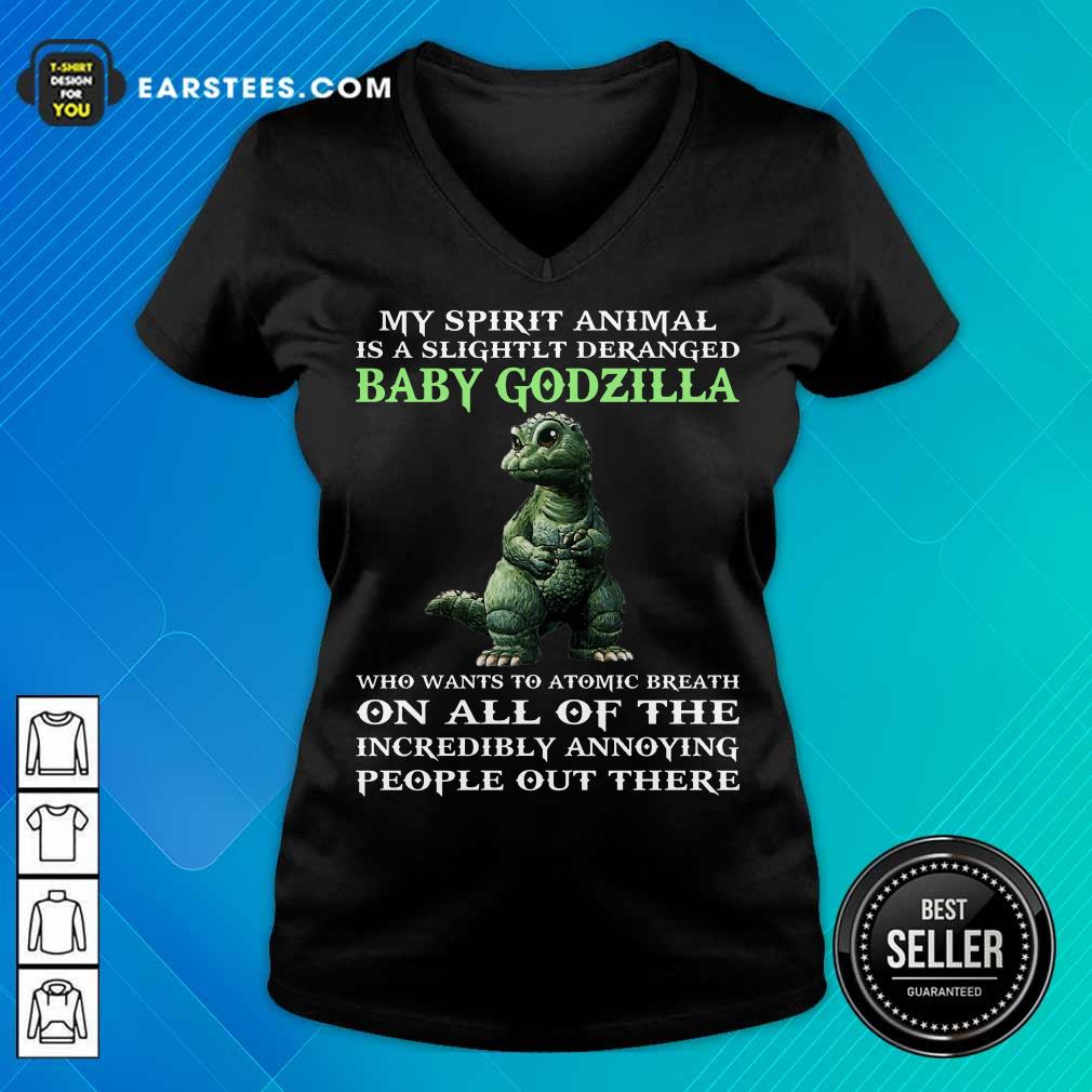 Hot My Spirit Animal Baby Godzilla Shirt - Image 5
