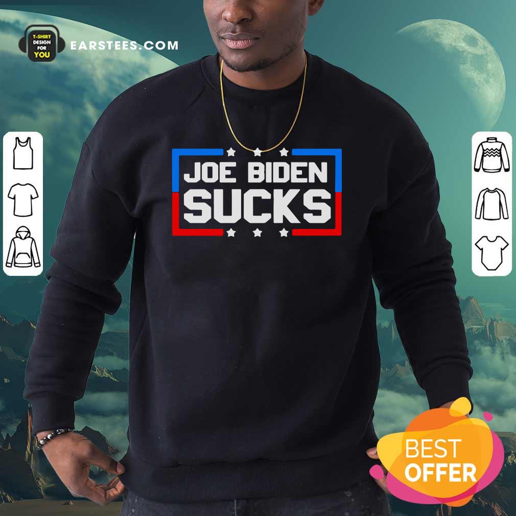 Premium Joe Biden Sucks 2020 Anti Creepy Joe Donald Trump Republican Election T-Shirt - Image 5