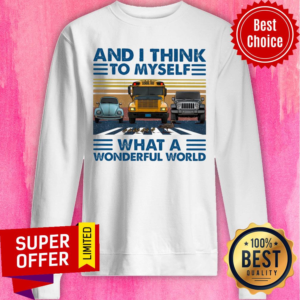 And I Think To Myself What A Wonderful World Shirt - Image 5