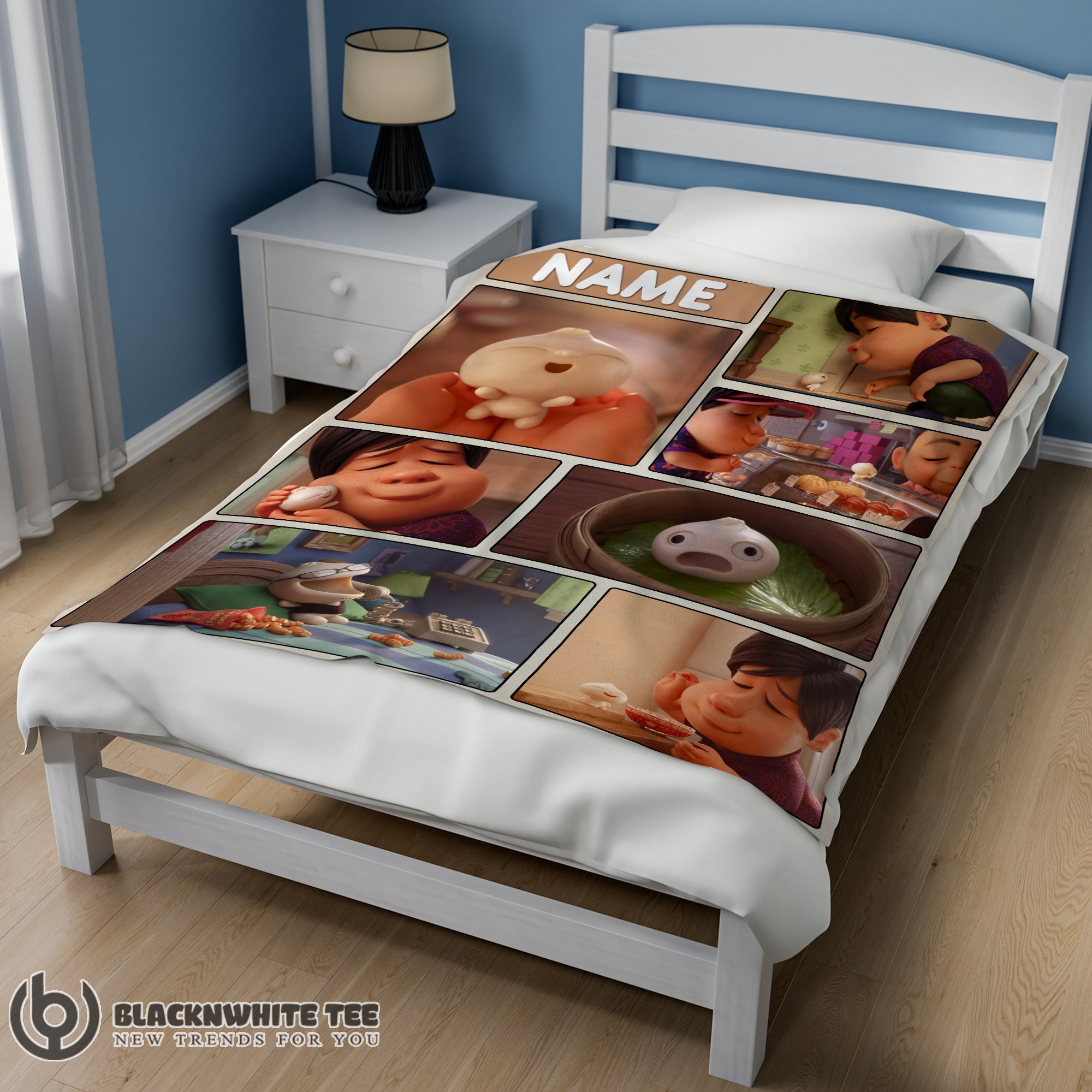 Cute Good Disney Bao Pixar Short Film Blanket Fleece Customized Blanket - Image 2