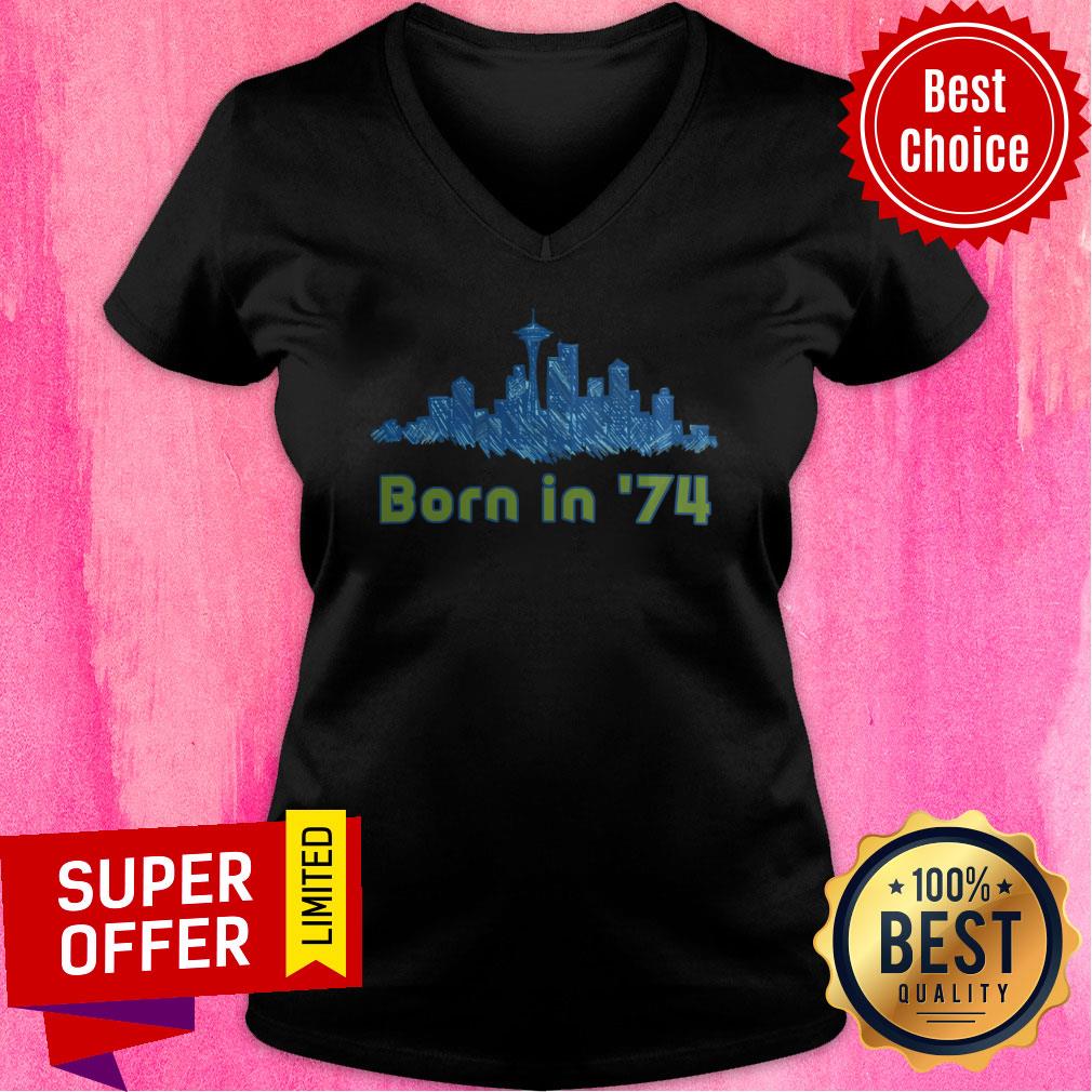 Funny The City Born In 74 Shirt - Image 2