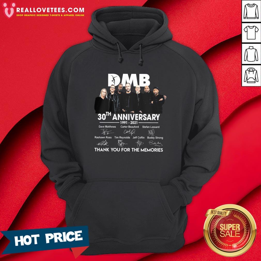 Vip DMB 30th Anniversary 1991 2021 Thank You For The Memories Signatures Shirt - Image 4