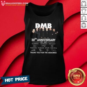 Alternative view of Vip DMB 30th Anniversary 1991 2021 Thank You For The Memories Signatures Shirt