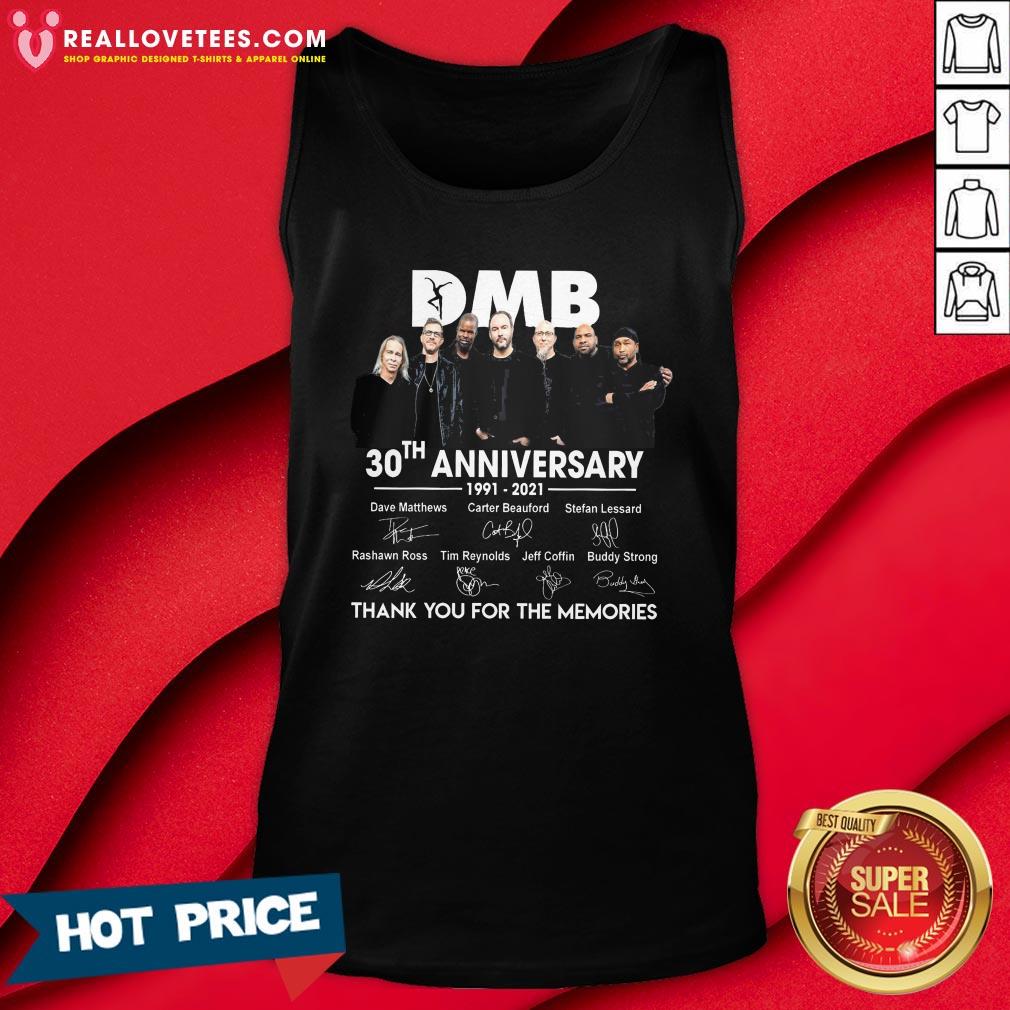 Vip DMB 30th Anniversary 1991 2021 Thank You For The Memories Signatures Shirt - Image 2
