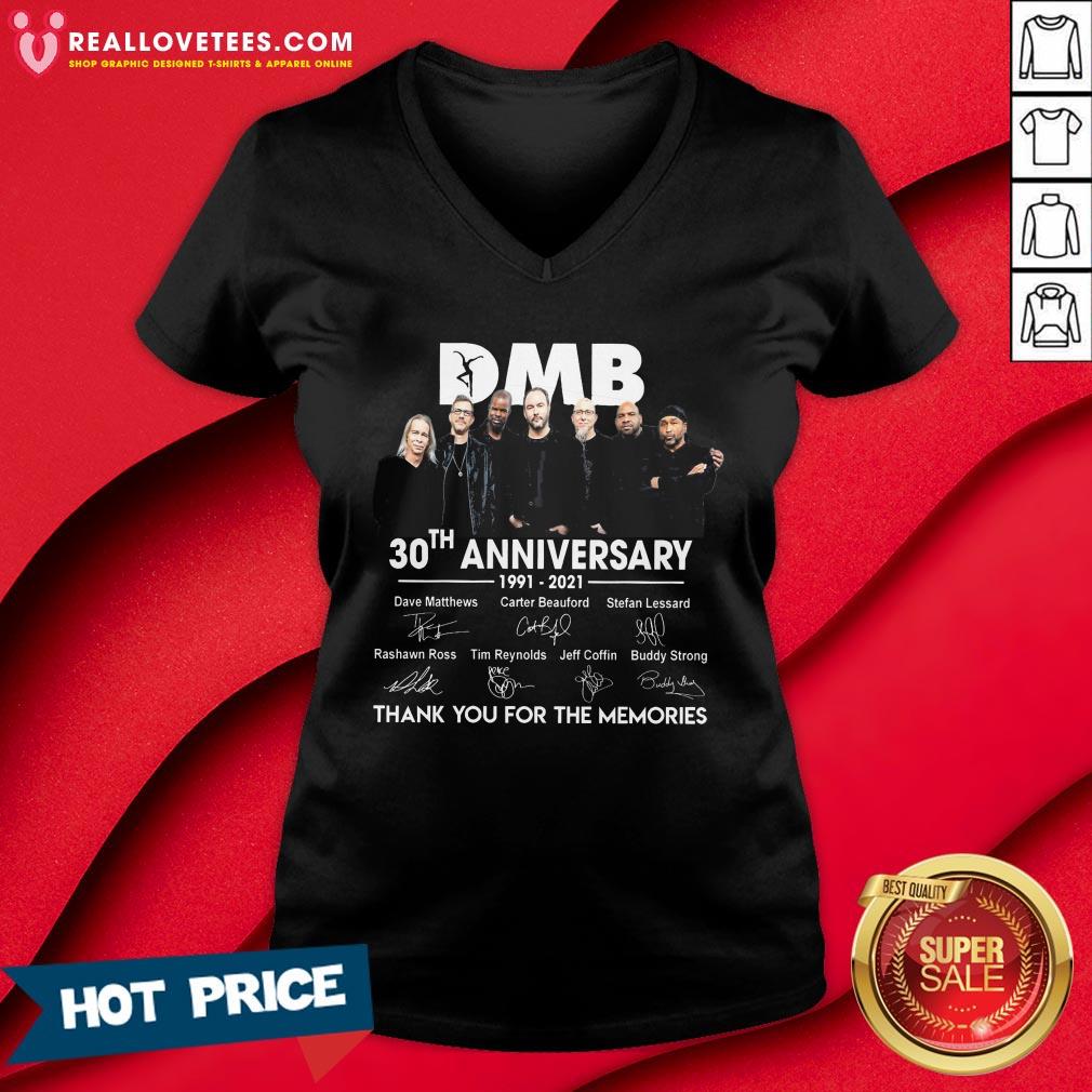 Vip DMB 30th Anniversary 1991 2021 Thank You For The Memories Signatures Shirt - Image 5