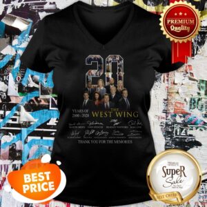 Alternative view of Nice 20 Years Of 2000-2020 The West Wing Signatures Thank You For The Memories Shirt