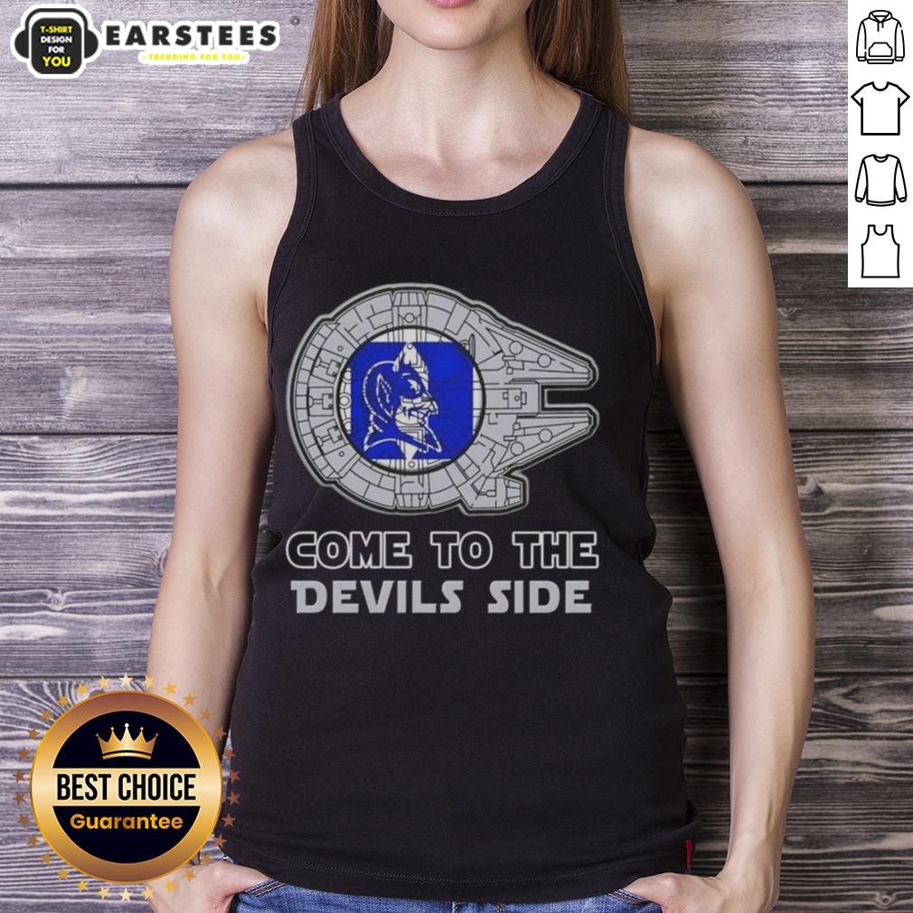 Pretty Star Wars Come To The Duke Blue Devils Side T-Shirt - Image 4