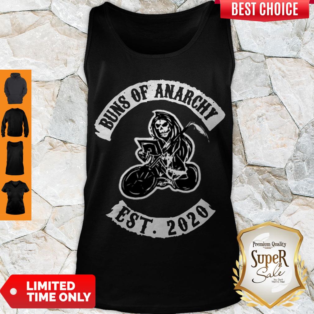 Hot Buns Of Anarchy Est 2020 Death Rider Shirt - Image 4