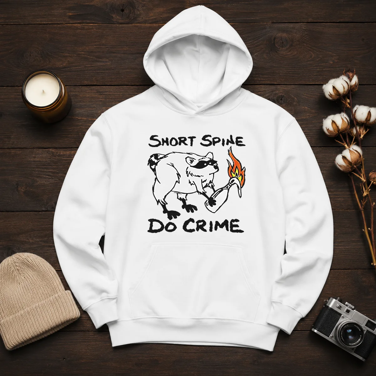 Top Raccoon Short Spine Do Crime Shirt - Image 6