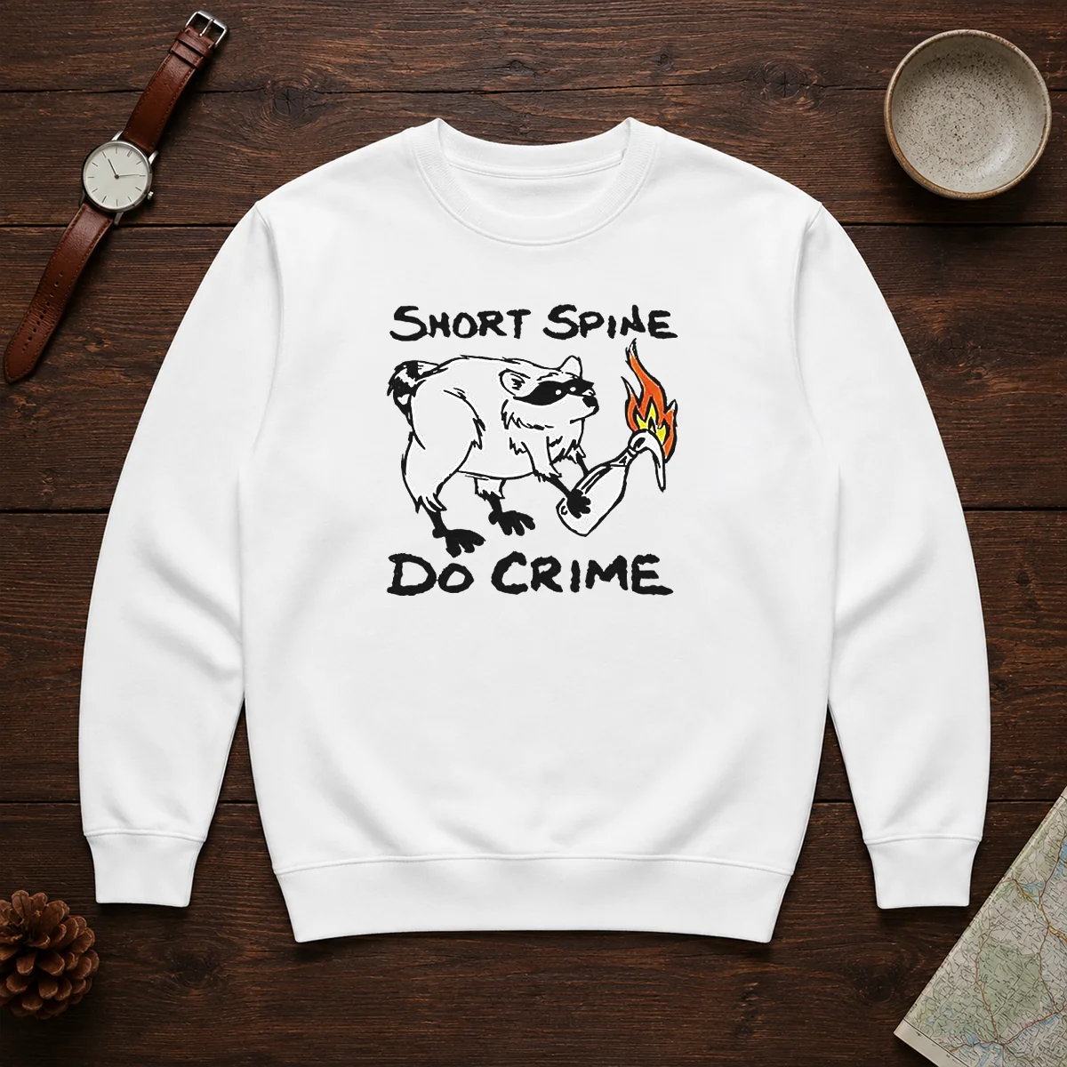 Top Raccoon Short Spine Do Crime Shirt - Image 7