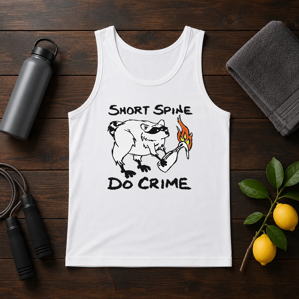 Top Raccoon Short Spine Do Crime Shirt - Image 3
