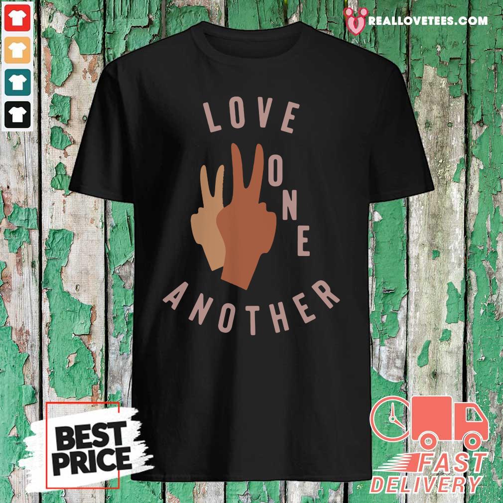 Lovely Old Navy Love One Another Shirt