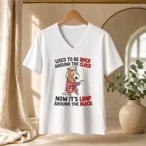 Alternative view of Original Horse Used To Be Rock Around The Clock Now It's Limp Around The Block Shirt