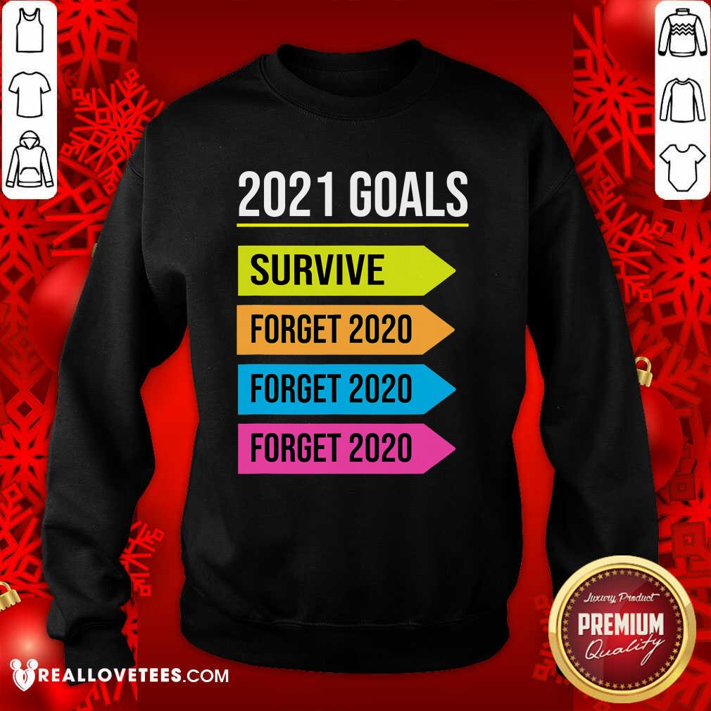 Love Happy New Year 2021 Goals Goodbye 2020 Survive Forget 2020 Shirt - Image 3