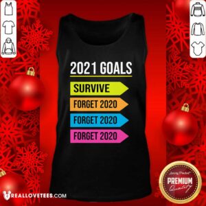 Alternative view of Love Happy New Year 2021 Goals Goodbye 2020 Survive Forget 2020 Shirt