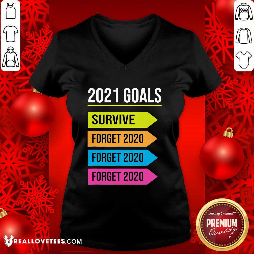 Love Happy New Year 2021 Goals Goodbye 2020 Survive Forget 2020 Shirt - Image 5