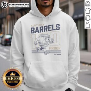 Alternative view of Good 100 Proof Retro Mascot Kentucky Barrels T-Shirt