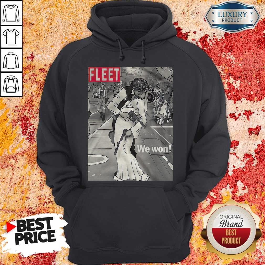 Premium Fleet We Won Han And Leia Shirt - Image 4