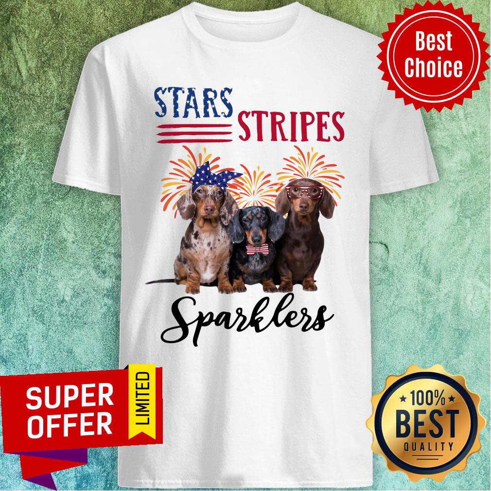 Dachshund Star Stripes American Flag Shirt