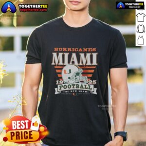 Official Miami Hurricanes Stripe Splash T-Shirt