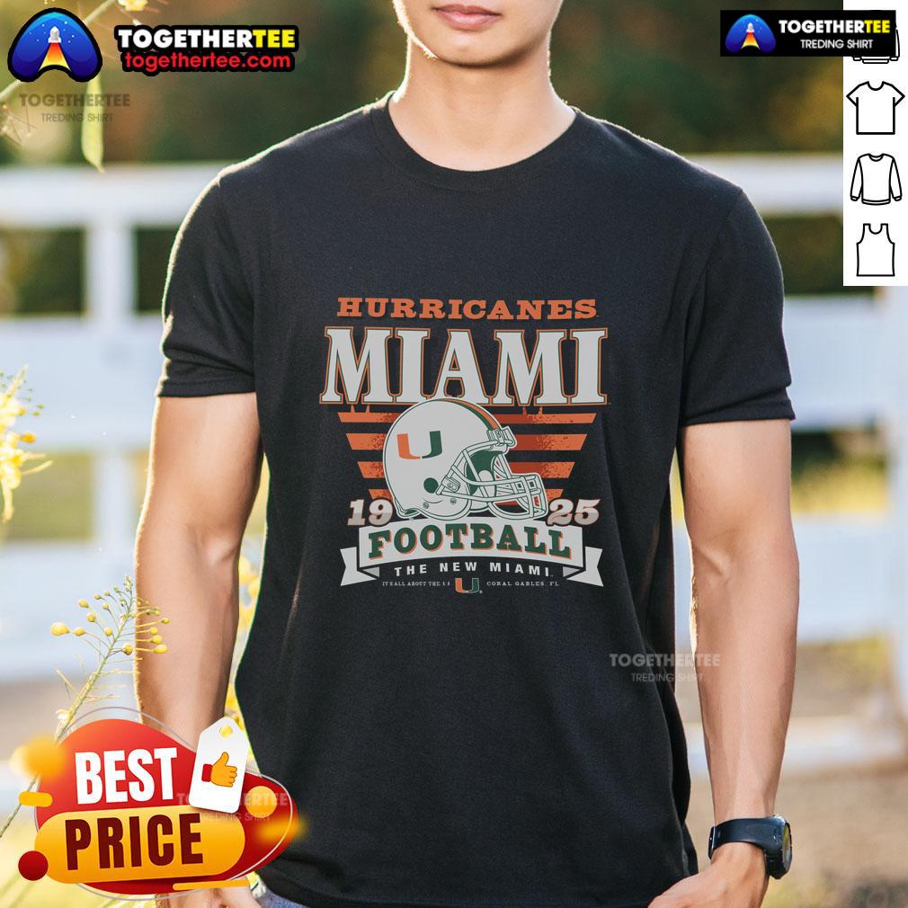 Official Miami Hurricanes Stripe Splash T-Shirt