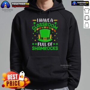 Alternative view of Top Teacher St Patrick's Day 2024 Lucky Teacher Classroom T-Shirt