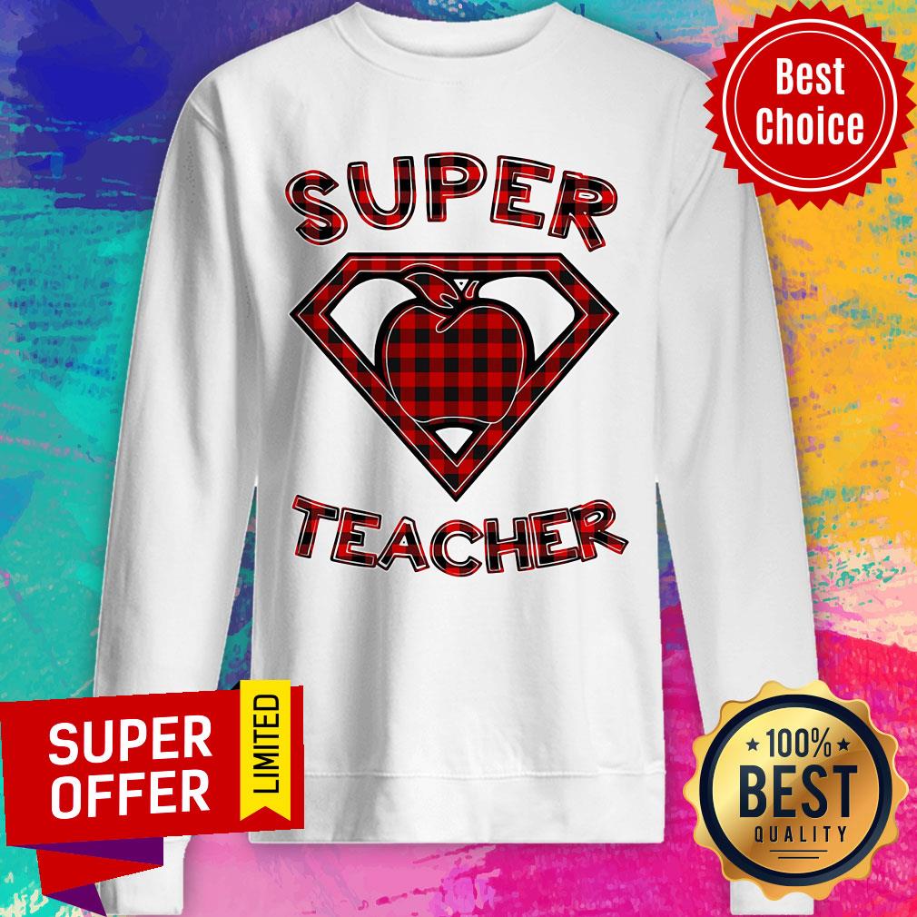 Awesome Super Apple Teacher Shirt - Image 4