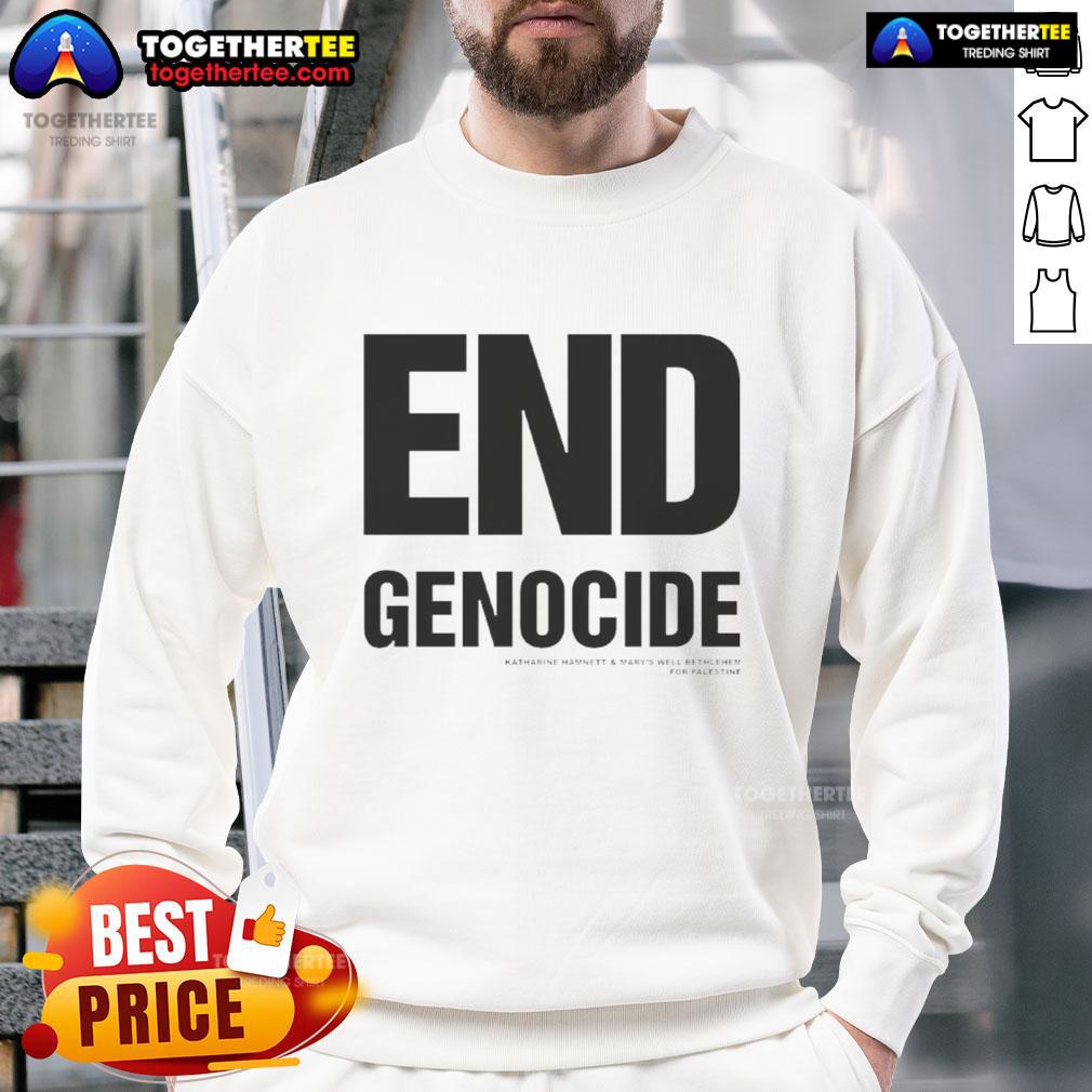 Official End Genocide Katharine Hamnett T-Shirt - Image 5